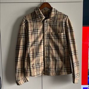 Burberry Checkered Denim Jacket